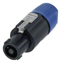 Kit 2 Conector Rean Speakon Cabo Macho 4 Polos Rls4fc