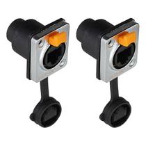 Kit 2 Conector RJ45 Fêmea Quadrado À Prova D'Água Para Painel De LED Outdoor SK-RJP3 Skypix Kit 2 Conector RJ45 Fêmea Quadrado À Prova D'Água Para Painel De LED Outdoor SK-RJP3 Skypix
