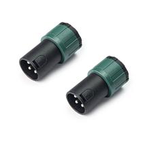 Kit 2 conector santo angelo xlr linha macho low profile lp3m