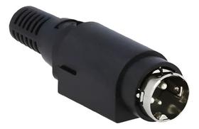 KIT 2 Conectores Plug Kycon Mini-din 3 Pinos Impressora