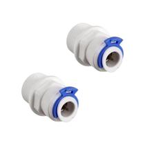 Kit 2 Conectores Reto Macho 1/4 Rosca Para Mangueira 1/4