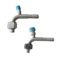 Kit 2 Conexões 90 Graus 8mm 10mm Com Ventil R134 Alumínio Kit 2 Conexões 90 Graus 8mm 10mm Com Ventil R134 Alumínio