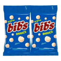 Kit 2 Confeito Bib's Chocolate Branco 40g