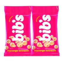 Kit 2 Confeito Bib's Morango Extreme 40g