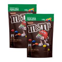 Kit 2 Confeitos M&M Chocolate ao Leite 148g