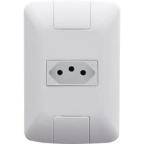 Kit 2 Conj 4x2 Tomada 2P+T Tramontina Aria 20A 250V Branco