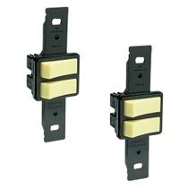 Kit 2 Conjunto 2 Interruptores Simples 10a Sem Placa Silentoque