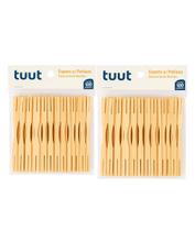 Kit 2 Conjunto Espeto De Madeira Para Pestisco Descartável 100 Un Kit 2 Conjunto Espeto De Madeira Para Pestisco Descartável 100 Un