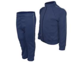 Kit 2 Conjunto Helanca Juvenil Azul Marinho