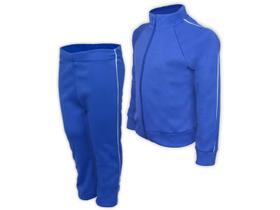 Kit 2 Conjunto Helanca Juvenil Azul Royal