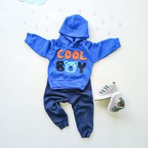 Kit 2 Conjunto Moletom roupa de frio bebe Infantil inverno Algodão Menino Menina Presente - Orango Kids