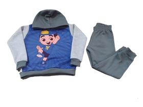 Kit 2 Conjunto Moleton Infantil de Personagem