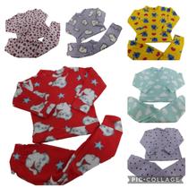 Kit 2 Conjunto Soft Menina Inverno Infantil Tam 4 6 8 Pijama Kit 2 Conjunto Soft Menina Inverno Infantil Tam 4 6 8 Pijama