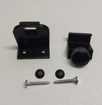 Kit 2 Conjunto Suporte Trava da Haste Janela Maxim-Ar Preto Kit 2 Conjunto Suporte Trava da Haste Janela Maxim-Ar Preto