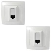 Kit 2 Conjunto Tomada Rede Rj45 Cat5e 8 Fios Pial Legrand