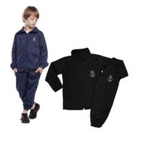 Kit 2 conjuntos casaco e calça esportivo agasalho infantil bebe uniforme inverno de frio peluciado - Impherial Shop