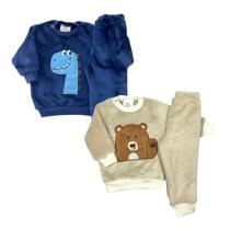 Kit 2 Conjuntos Fleece