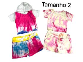 Kit 2 conjuntos infantil meninas verão