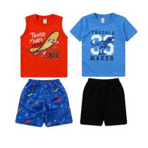 Kit 2 Conjuntos Infantil Menino Verão Sortidos