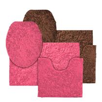 Kit 2 Conjuntos Jogo De Banheiro Luxo 3 Peças Antiderrapante