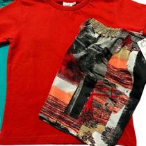 Kit 2 Conjuntos Menino Infantil 4 Peças Criança 10 ao 16 Anos 100% Camisa Algodão Bermuda Tactel Kit 2 Conjuntos Menino Infantil 4 Peças Criança 10 ao 16 Anos 100% Camisa Algodão Bermuda Tactel