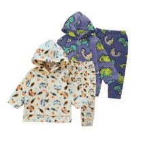 Kit 2 Conjuntos Soft Bebê Quentinho Peluciado Longo Inverno