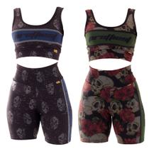Kit 2 Conjuntos Top + Bermuda Short Sublimado Suplex Kit 2 Conjuntos Top + Bermuda Short Sublimado Suplex