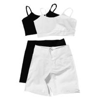 Kit 2 Conjuntos Verão Academia Cross Pilates Poliamida Zero Transparencia