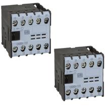 Kit 2 Contator Mini 6a Weg 3 Na + 1 NF 220v CAW04-31-00V25