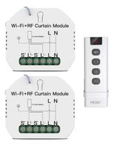 Kit 2 Controlador Cortina Wifi Alexa Google Home + Controle Kit 2 Controlador Cortina Wifi Alexa Google Home + Controle