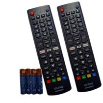 Kit 2 controle compativel akb75095315, 32lj600b, 43lj5500 smart netflix amazon le-7045 maxx 7045 sky 8035 ka 2957 fbg 8035 Kit 2 controle compativel akb75095315, 32lj600b, 43lj5500 smart netflix amazon le-7045 maxx 7045 sky 8035 ka 2957 fbg 8035