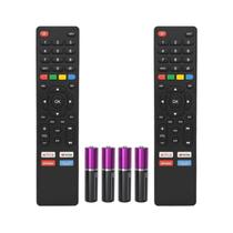 Kit 2 Controle Compatível Multilaser Smart Tv Tl012 11 30 Tl035 20