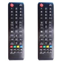 Kit 2 Controle Compatível Tv Samsung Bn59-01254a Bn98-06776n