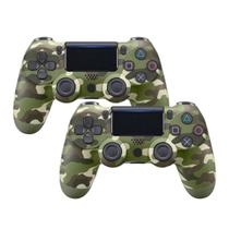 Kit 2 Controle Joystick Bluetooth Sem Fio Compatível com Console e PC Gamer