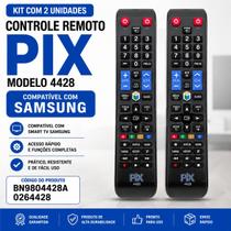 Kit 2 Controle Para Samsung Smart BN9804428A