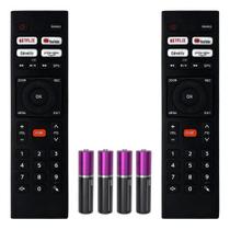 Kit 2 Controle Para TV HQ Smart HQS32NKH HQS43NKH HK320DF Kit 2 Controle Para TV HQ Smart HQS32NKH HQS43NKH HK320DF