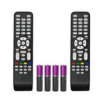 Kit 2 Controle Remoto Compatível Aoc Smart Tv Led