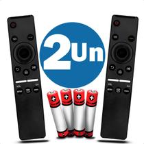 Kit 2 Controle Remoto Compativel Com Samsung 4k Netflix UN43RU7100GXZD 43RU7100