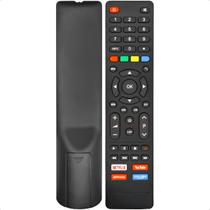 Kit 2 Controle Remoto Compatível Com Smart Tv Philco Netflix