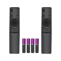 Kit 2 Controle Remoto Compatível Com Smart Tv Samsung 4k