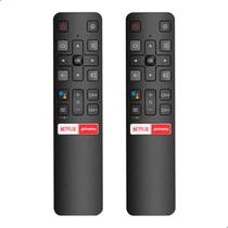 Kit 2 Controle Remoto Compativel Com TV TCL Smart 4K LED LCD 8249
