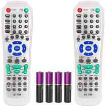 Kit 2 Controle Remoto Compatível Philco DVD Home Theater