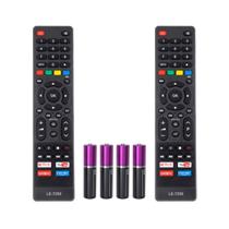 Kit 2 Controle Remoto Compatível Philco Smart Tv Ptv32g52s - skylink