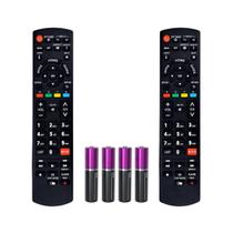 Kit 2 Controle Remoto Compatível Tv Panasonic Smart Viera Kit 2 Controle Remoto Compatível Tv Panasonic Smart Viera