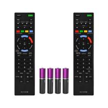 Kit 2 Controle Remoto Compatível Tv Sony Smart Lcd Bravia