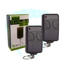 Kit 2 Controle Remoto Mini Transmissor Chaveiro 433mhz