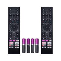 Kit 2 Controle Remoto Para TV Toshiba Smart 55m550k Ct-95017