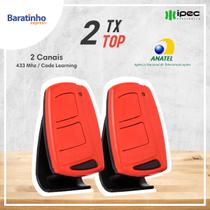 Kit 2 Controle Remoto Portão Universal Garen Ipec Alarme 433