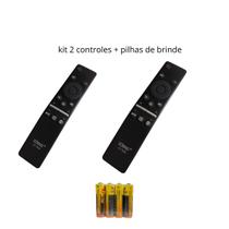 KIT 2 Controle Remoto Tv Samsung Smart 4K Led Botão Aplicativos Netflix, Prime Video e GloboPlay KIT 2 Controle Remoto Tv Samsung Smart 4K Led Botão Aplicativos Netflix, Prime Video e GloboPlay