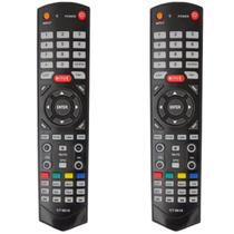 Kit 2 Controle Remoto TV Semp TCL Netflix Ct6610 SKY LE